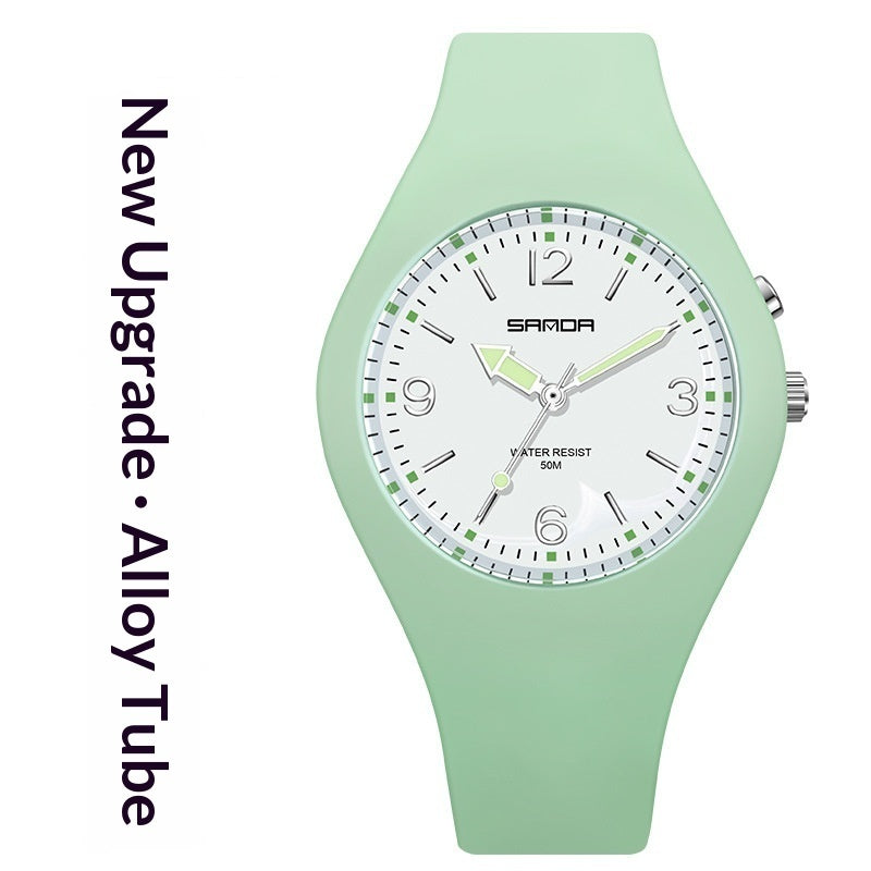 Sleek Sporty Luminous And Waterproof Womens Watch