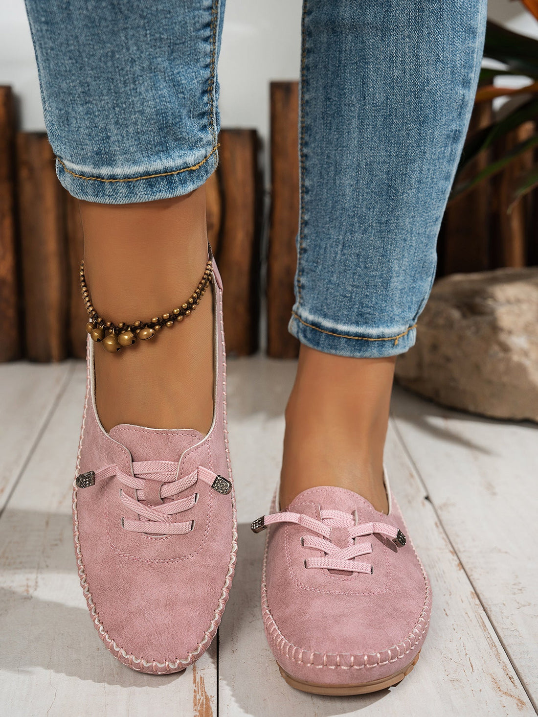 Women's Comfortable Soft PU Leather Casual Walking Flats - Image 8