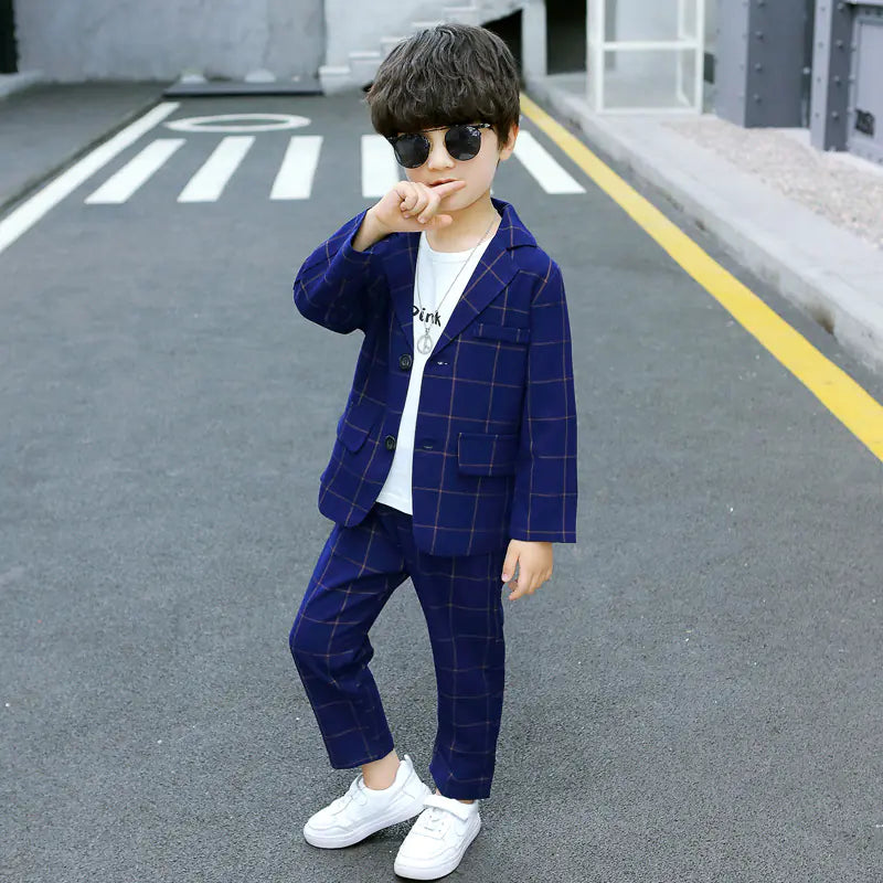 Boys' Stylish Suit Set for Autumn Winter Events