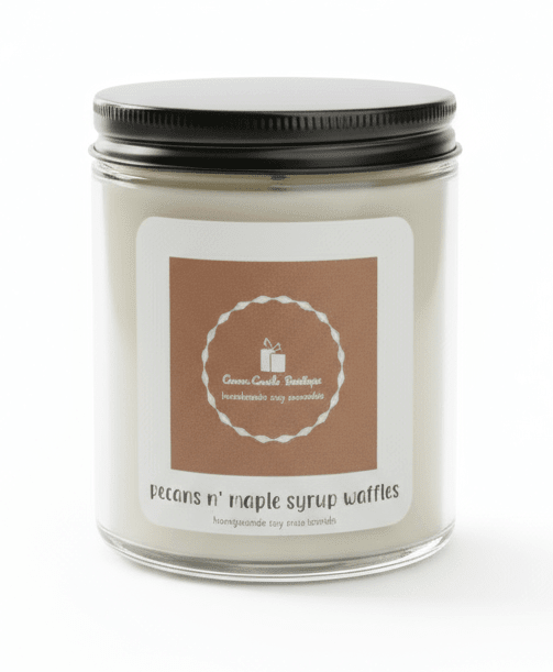 Pecans and Maple Syrup Pancakes Candle