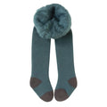 Baby Cotton Thick Fleece Lined Warm Leggings Stocking Toddler Girl Socks Tights Winter Pantyhose (Green 4-6 Years)