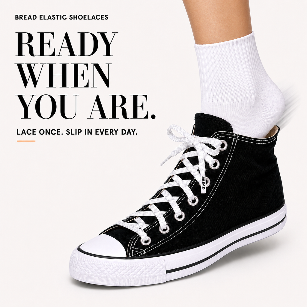 Sparkly Flat Bread Laces