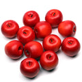 WsCrofts 12Pcs Artificial Apples Fake Fruit Faux Apples for Home Kitchen Table Fruit Bowl Decor Holiday Decorations Photography Props (Red)
