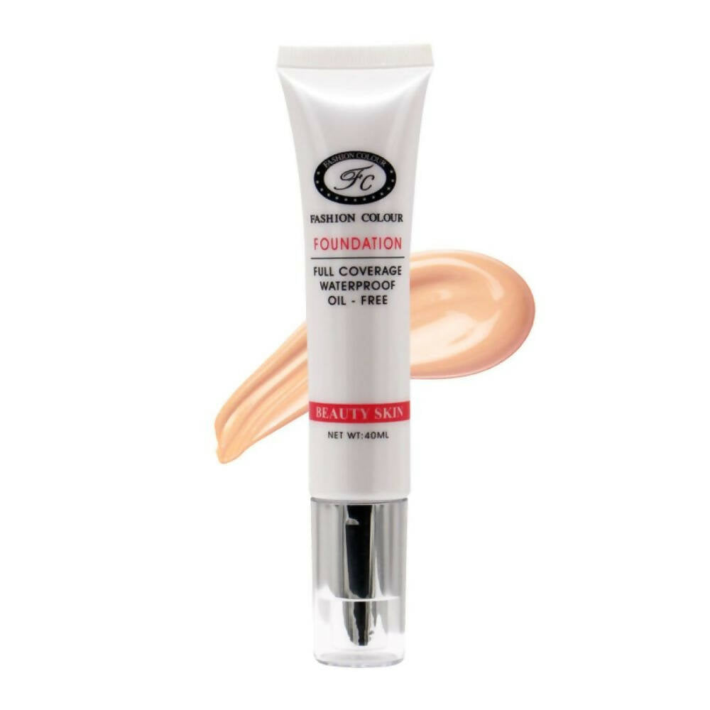 Fashion Colour Oil Free Full Coverage Waterproof Foundation Shade 01