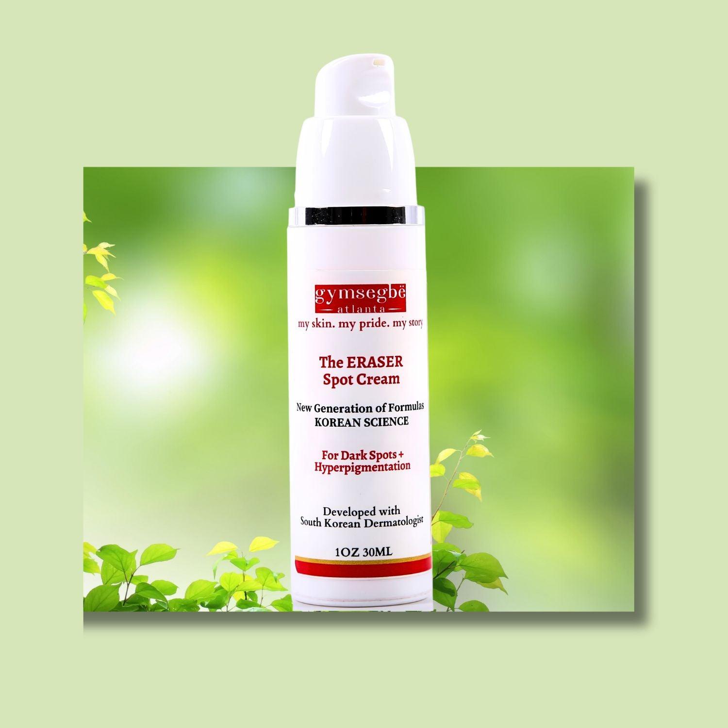 The Eraser Spot Cream tube for dark spot correction and brightening