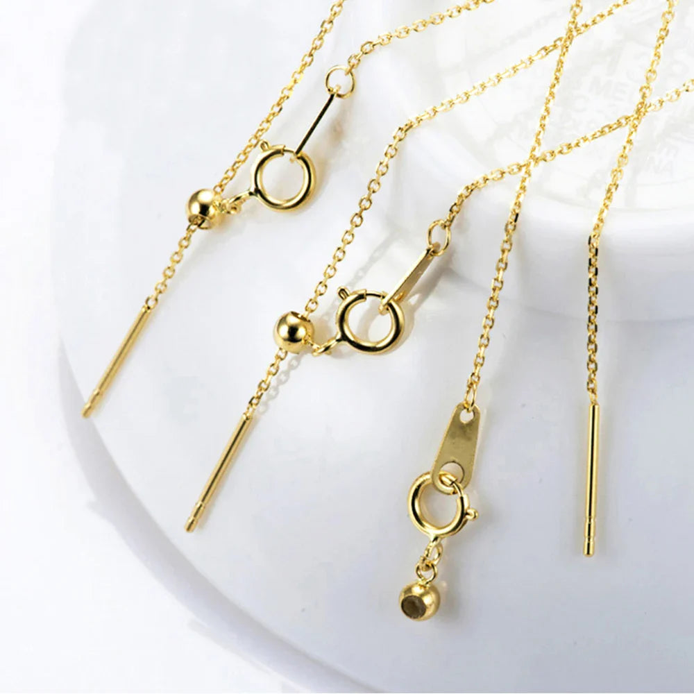 eManco Adjusta Long Layered Pendant Necklace  Stainless Steel Necklace Chocker Necklaces for Women Fashion Jewelry YX26925