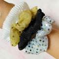 Pleats And Shimmer Scrunch Set Of 4