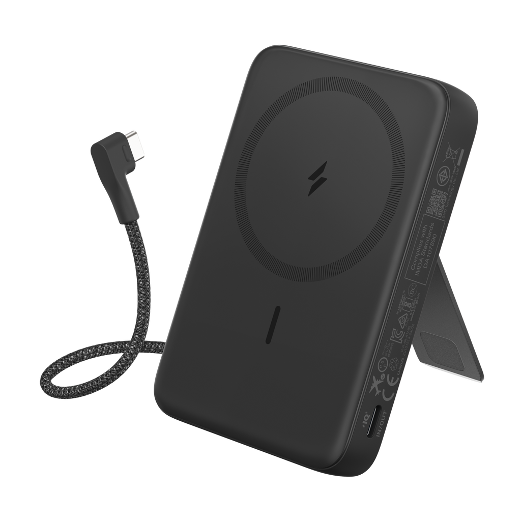 Anker Zolo Magnetic Power Bank (10K, 30W, Built-in USB-C Cable)