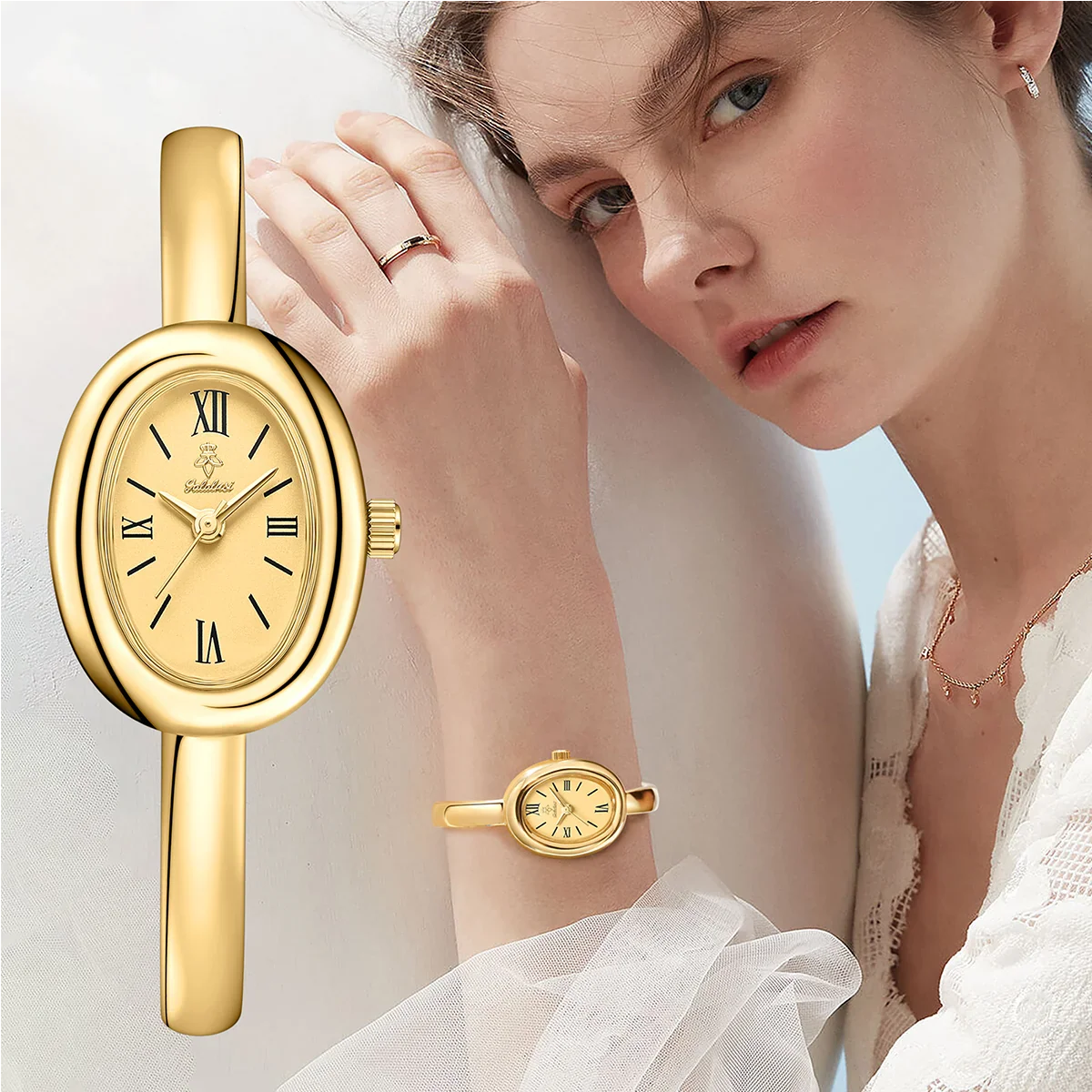 YaLaLuSi Brand Women's Watch: Stylish, Minimalist Bracelet Watch, Water-Resistant Quartz Watch, Gift reloj mujer watch for girls