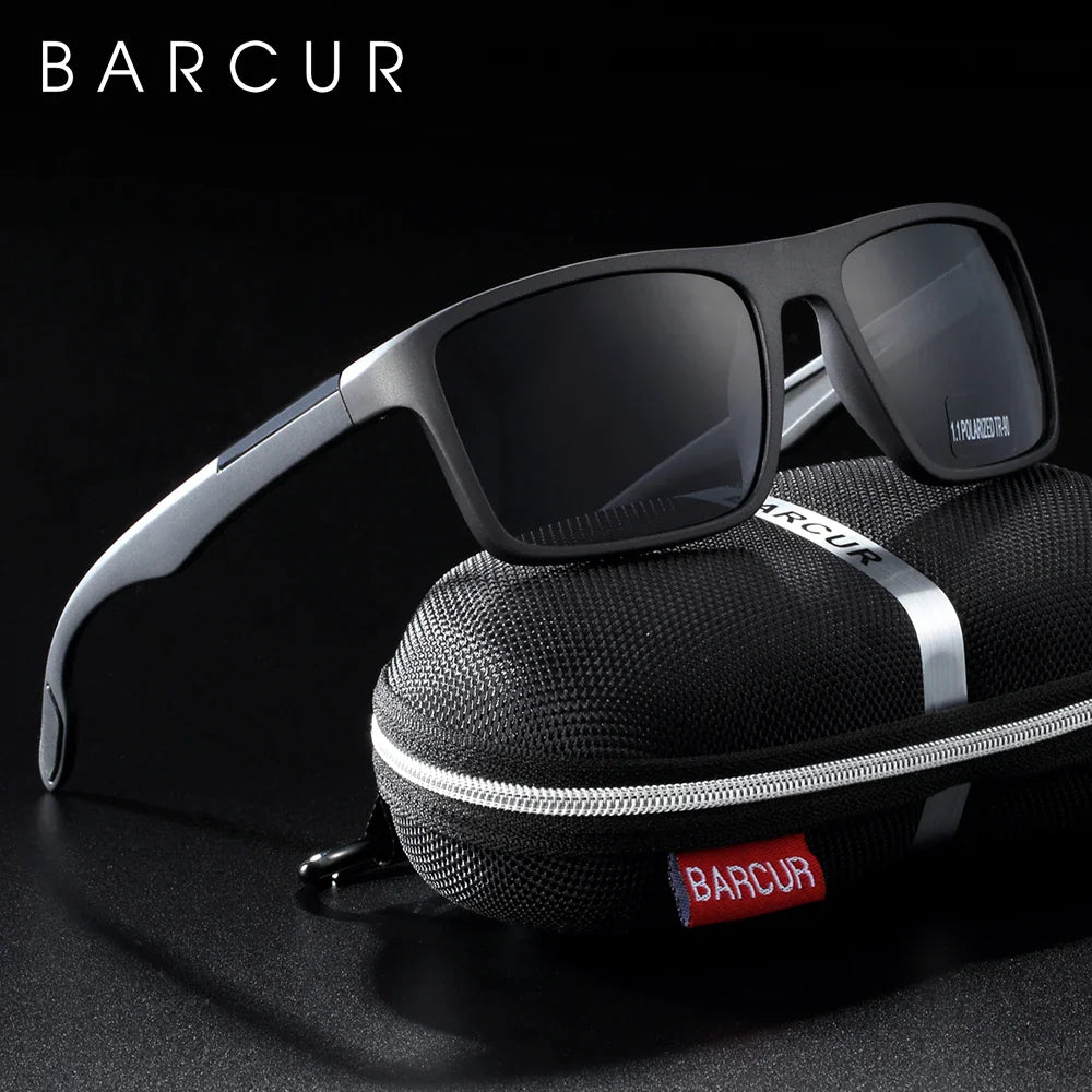 Vintage Square Polarized TAC Sunglasses for Men