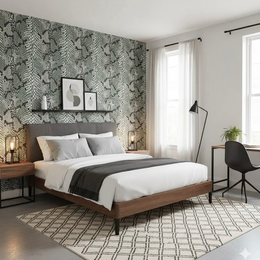 Salazar Animal Print Removable Wallpaper in Beige, Brown and Grey