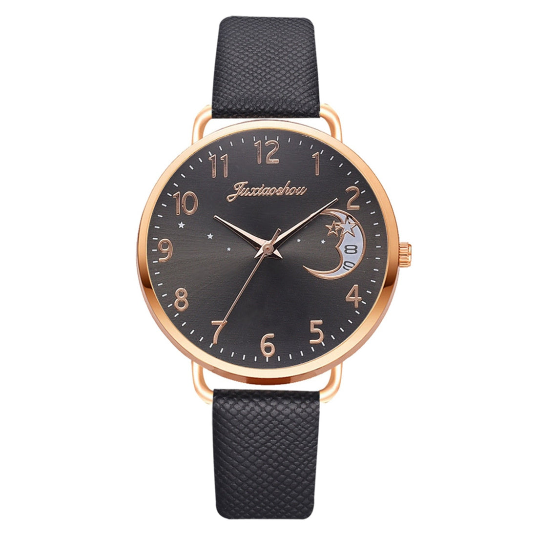 Harajuku Style Leather Strap Women's Watch with Star Moon Dial - Image 13