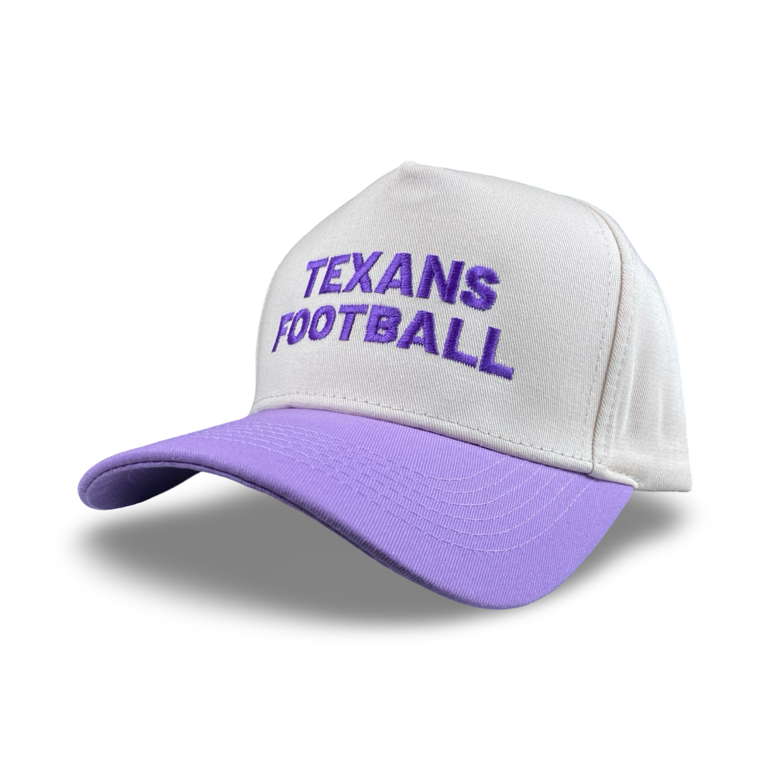 Tarleton State Texans Football Trucker Hat - White and Purple