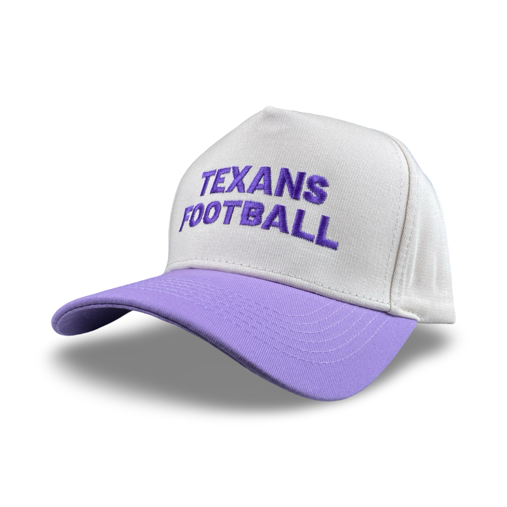 Tarleton State Texans Football Trucker Hat - White and Purple