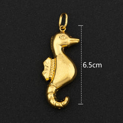 Gold Color Hip Hop Personality Pendant African Map Mermaid Dollar Euro Shape Pendant Party Jewelry Birthday Gifts