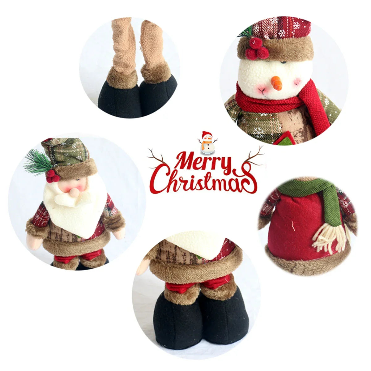 Christmas Doll Ornaments Merry Christmas Decorations For Home Table Decor Xmas Gift 2025 Navidad Natal New Year Decor 2026 Noel