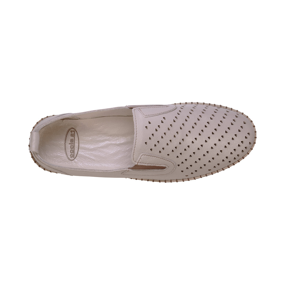 Amillie Ice Perforated Leather Flats