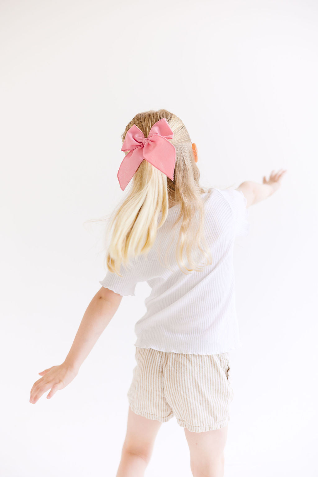 Purple Solid Oversized Bow