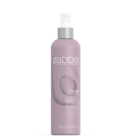 Bottle of 8 oz ABBA Volumizing Root Spray for hair styling and volume