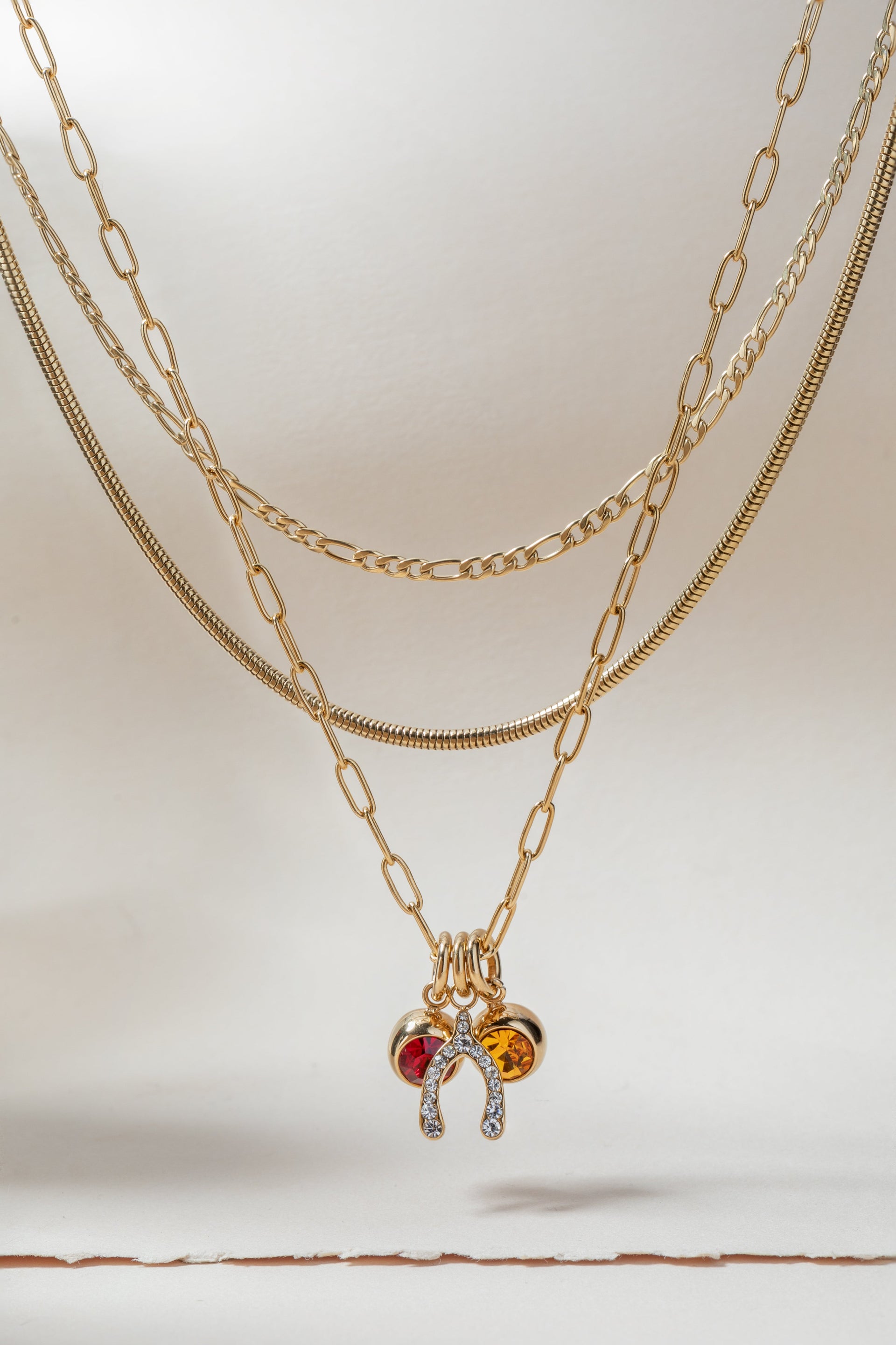 July Birthstone Interchangeable Charm with Ruby-Colored Crystal