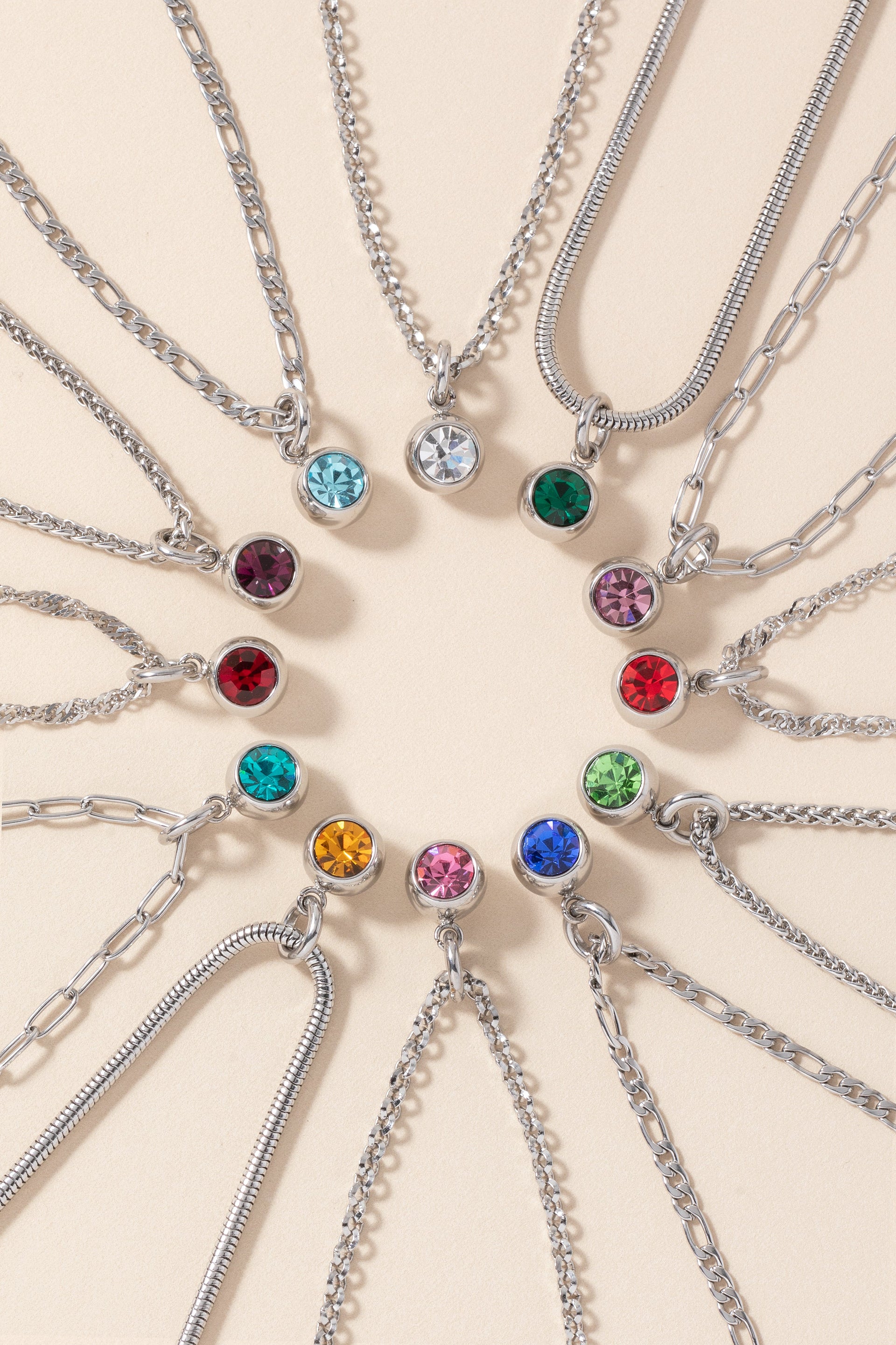 February Birthstone Interchangeable Charm with Amethyst Crystal