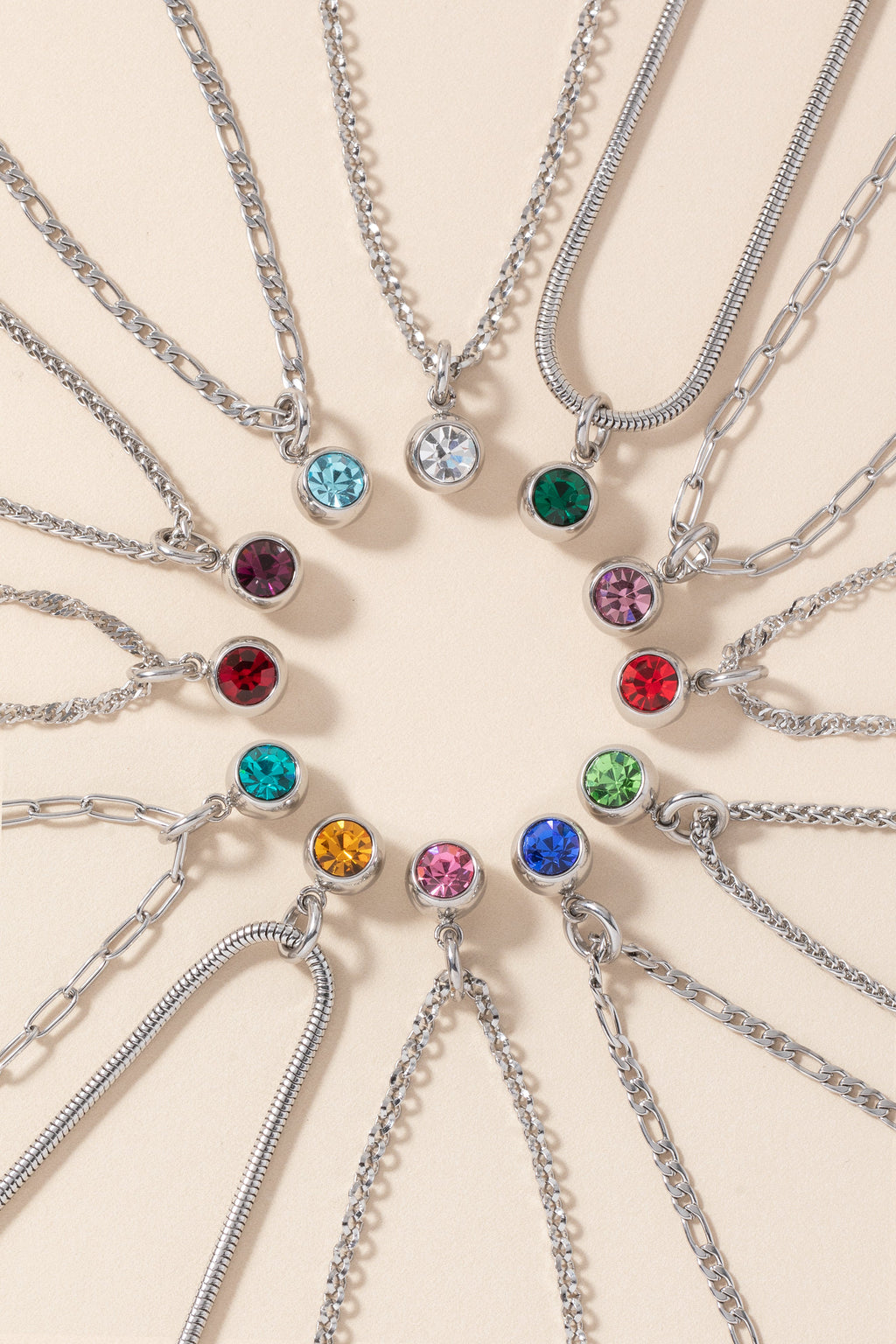 March Birthstone Interchangeable Charm in Gold with Aquamarine