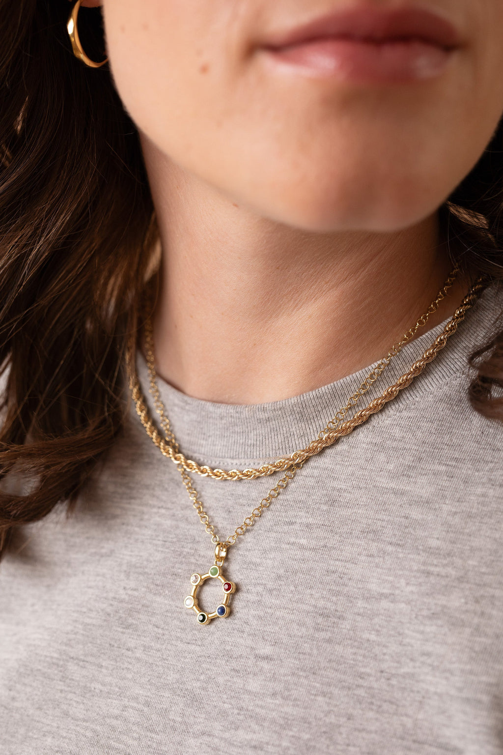 Friend Acrostic Hidden Message Crystal Necklace