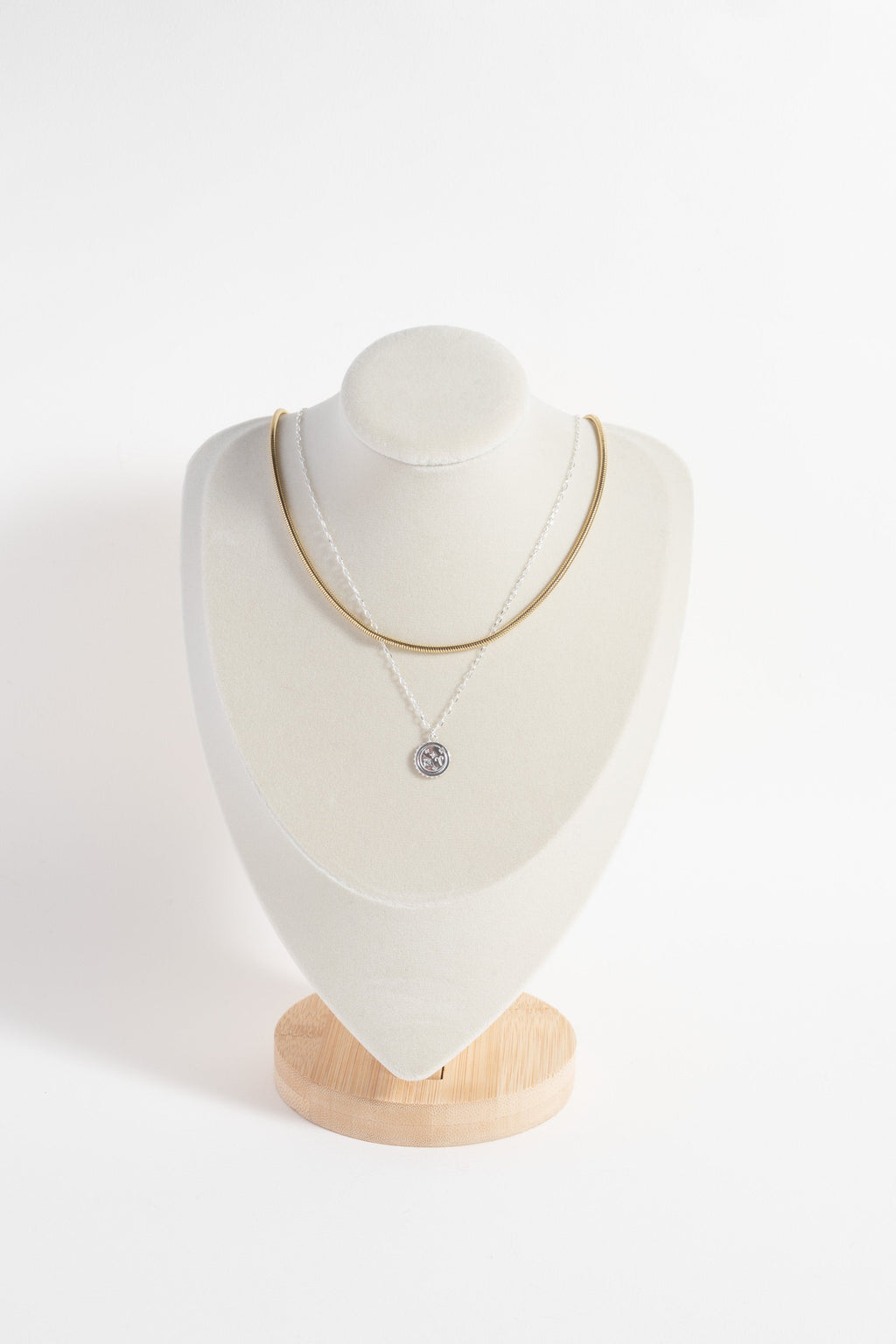 Aries Zodiac Necklace in Silver with Crystal Accents Minimalist