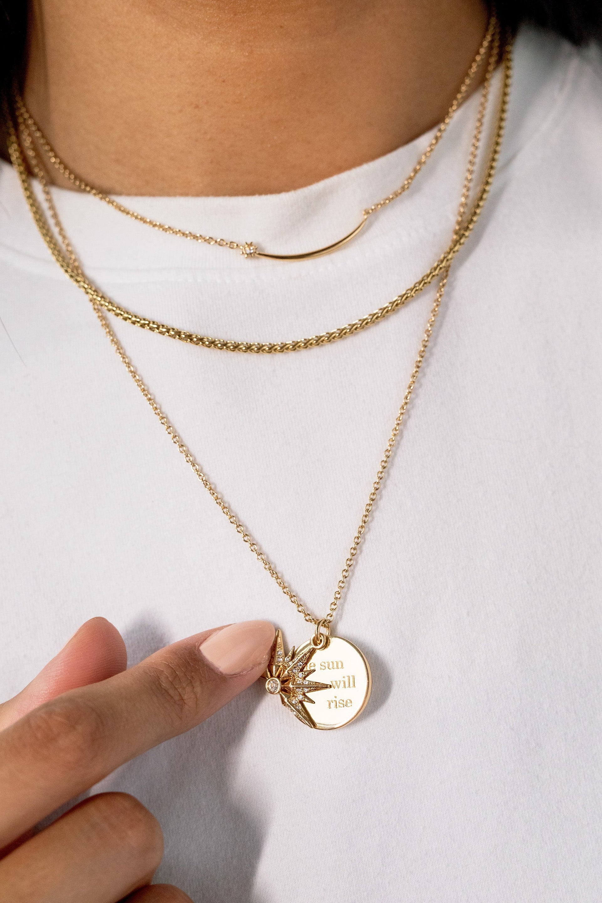 Wheat Chain Charm Necklace Base for Layering & Customization
