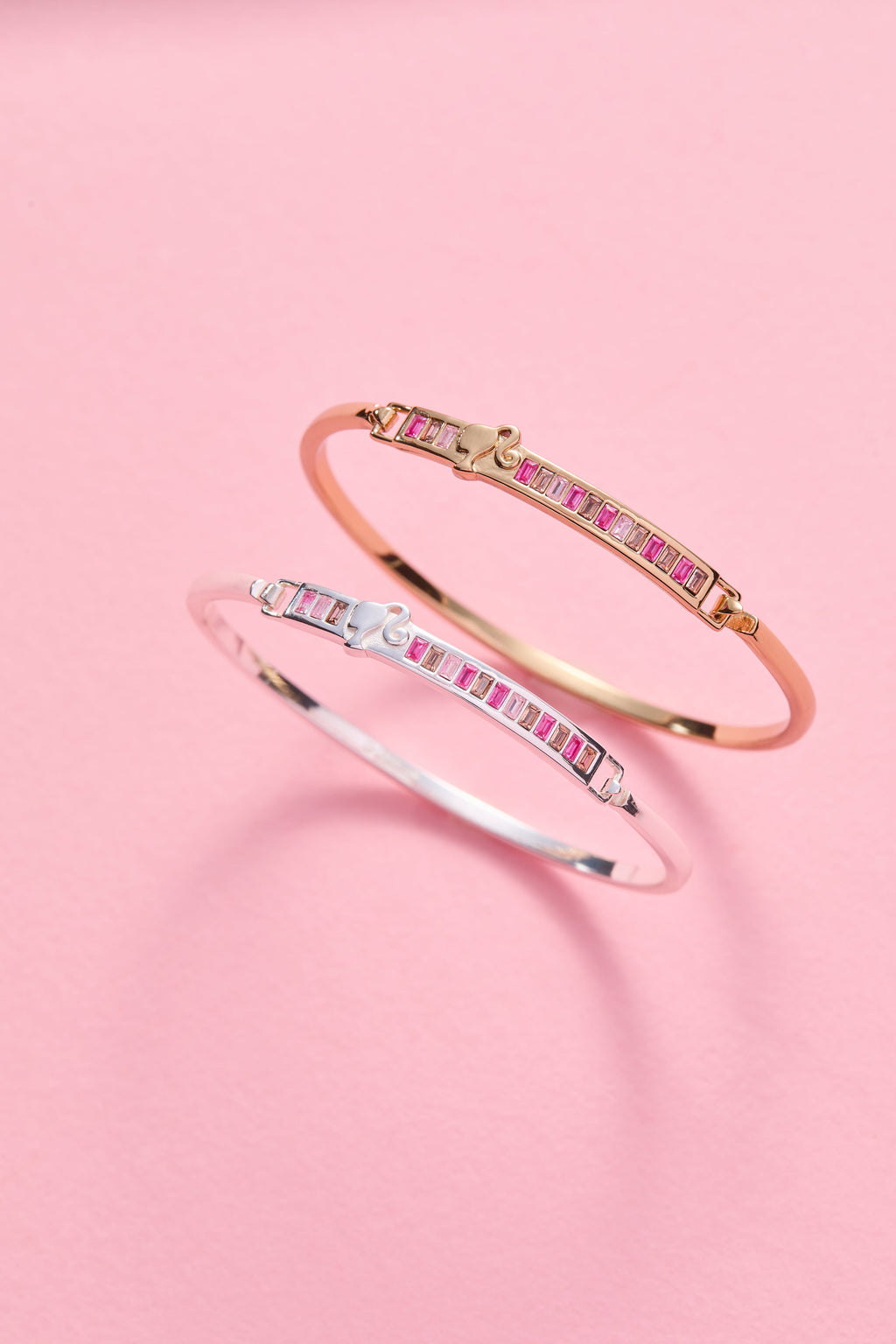 Barbie You Can Be Anything Pink Stone Tension Bangle