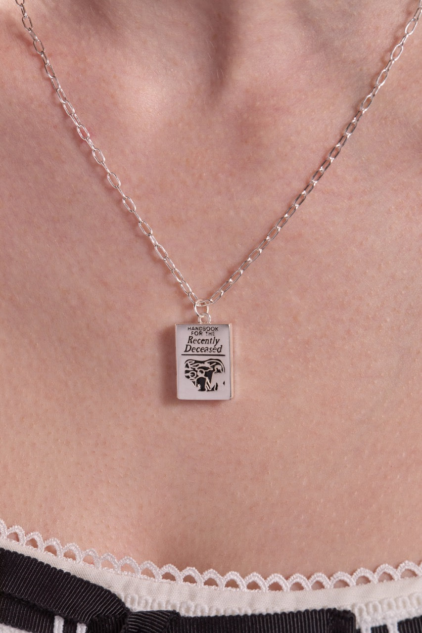 Beetlejuice Handbook for the Recently Deceased Pendant Necklace
