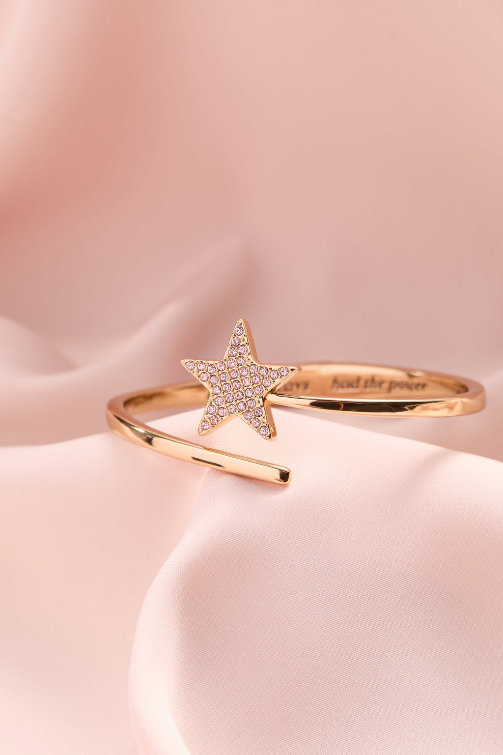 The Wizard of Oz™ Glinda Wand Bypass Cuff in Gold