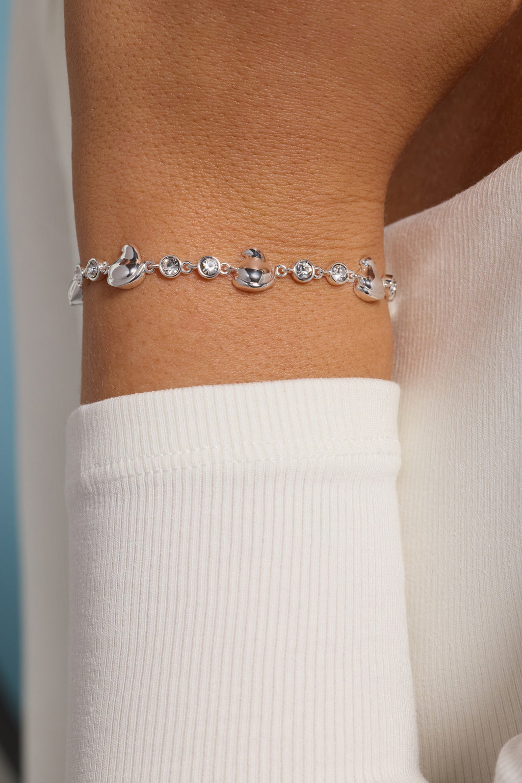 Whimsical PEEPS® Chick Bolo Bracelet with Crystal Accents