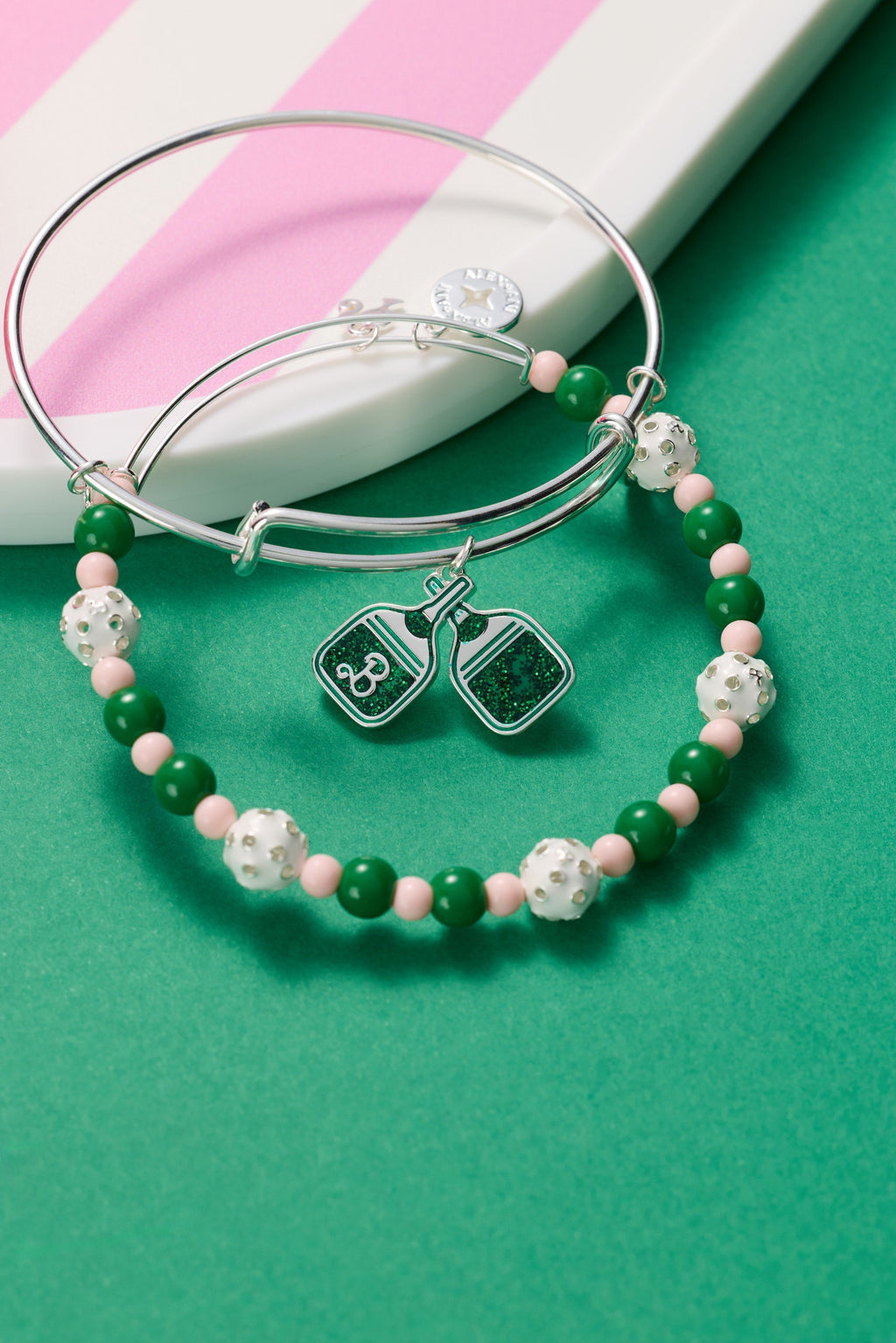 Barbie™ Pickleball Charm Bangle Set of 2