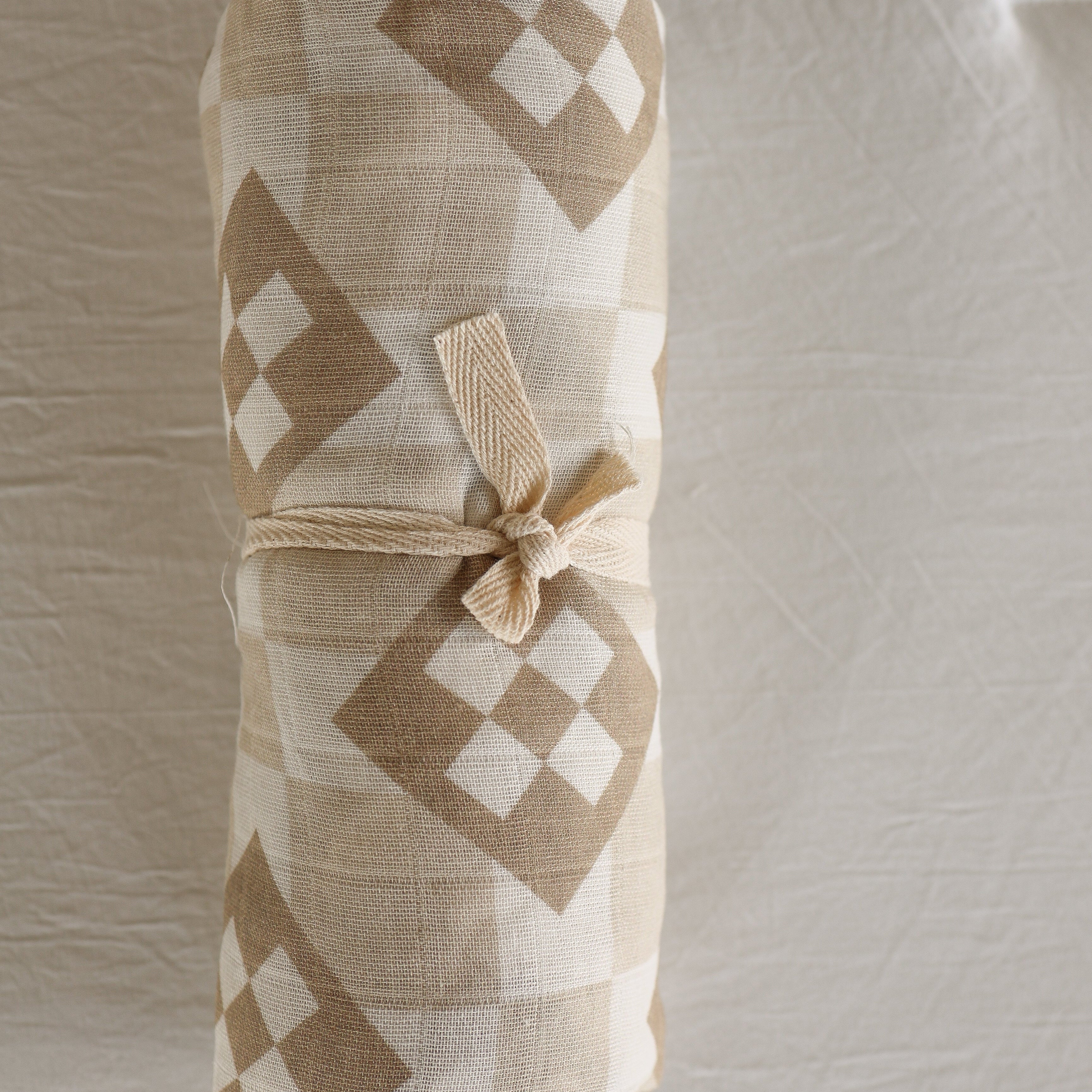 Muslin Swaddle Blanket Cottage Quilt 47x47