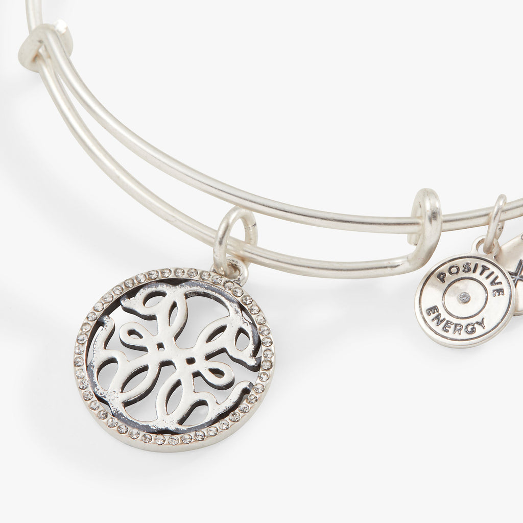 Path of Life charm bangle in a mix of silver and gold tones