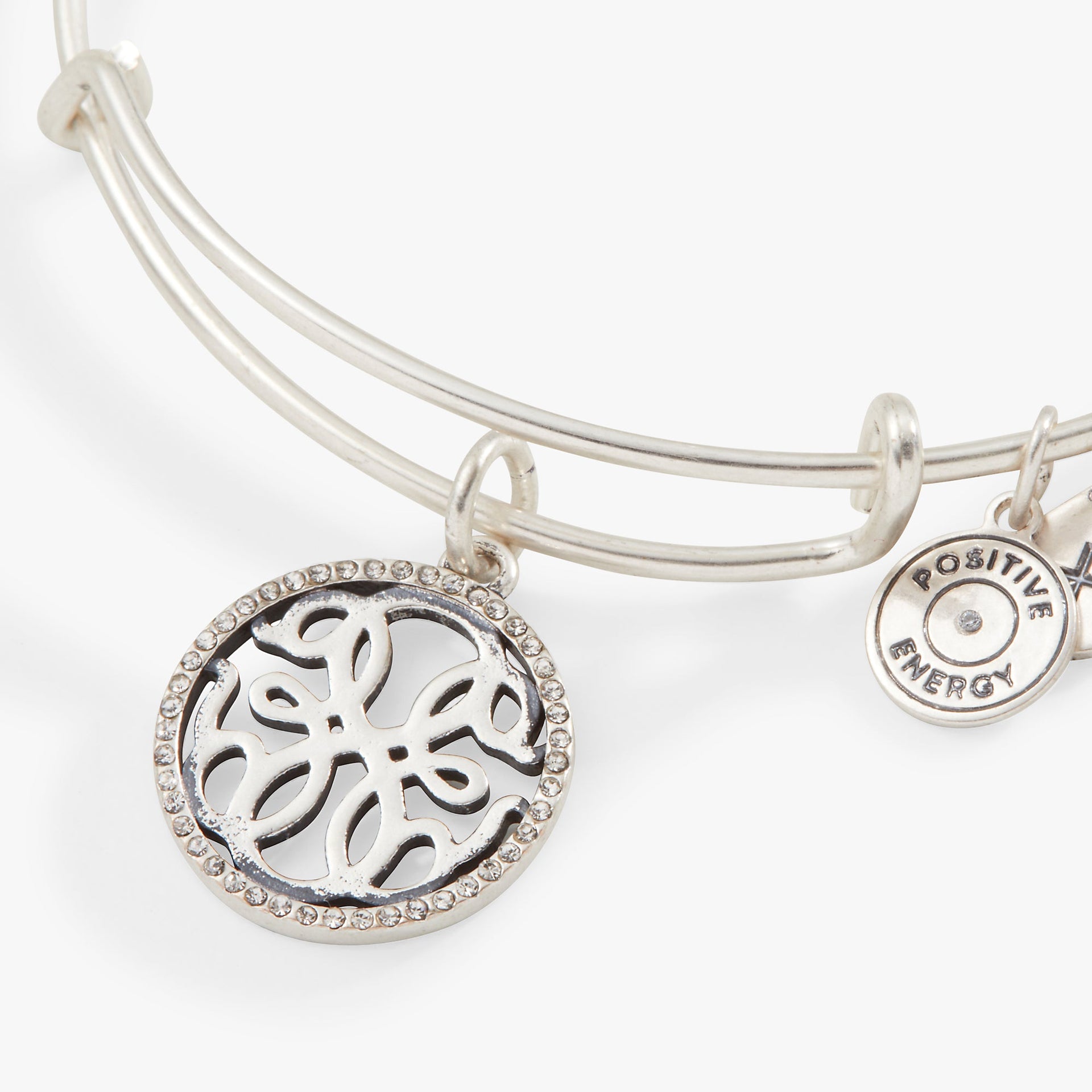 Path of Life charm bangle in a mix of silver and gold tones