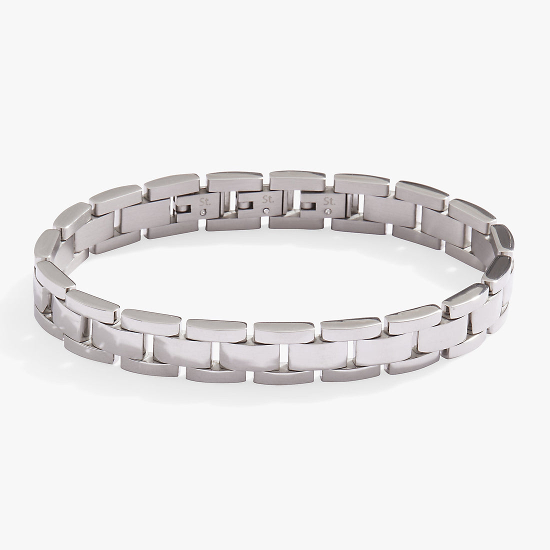 Chunky Watch Strap Bracelet - Adjustable Chain Link Wrist Accessory