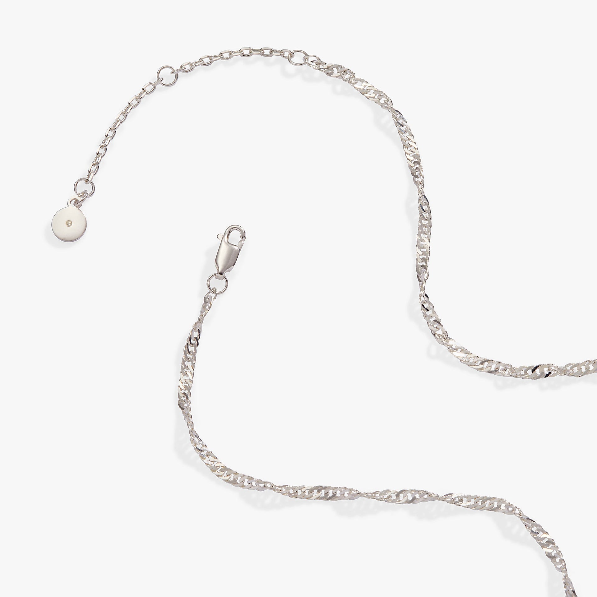Mother of Pearl Wings of Protection Heart Charm Necklace