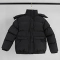 Warm Hooded Puffer Jacket for Women with Square Pockets - Image 6