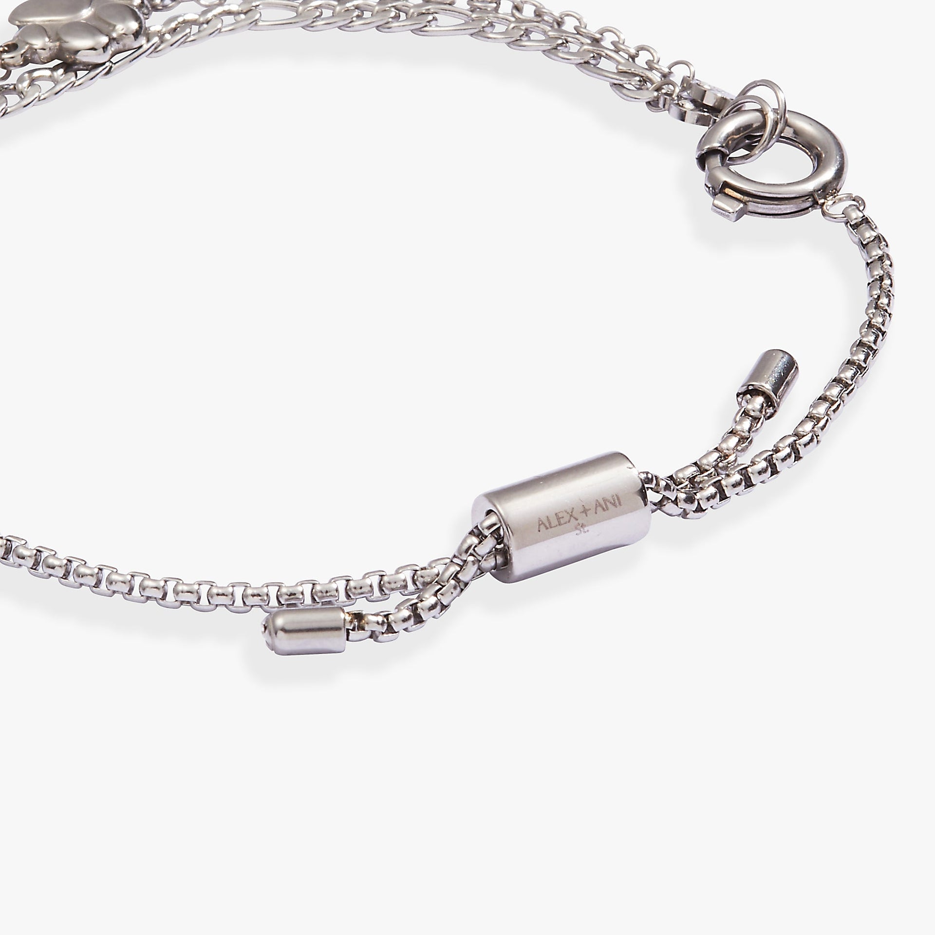Paw Print Stranded Chain Bracelet Set for Pet Lovers