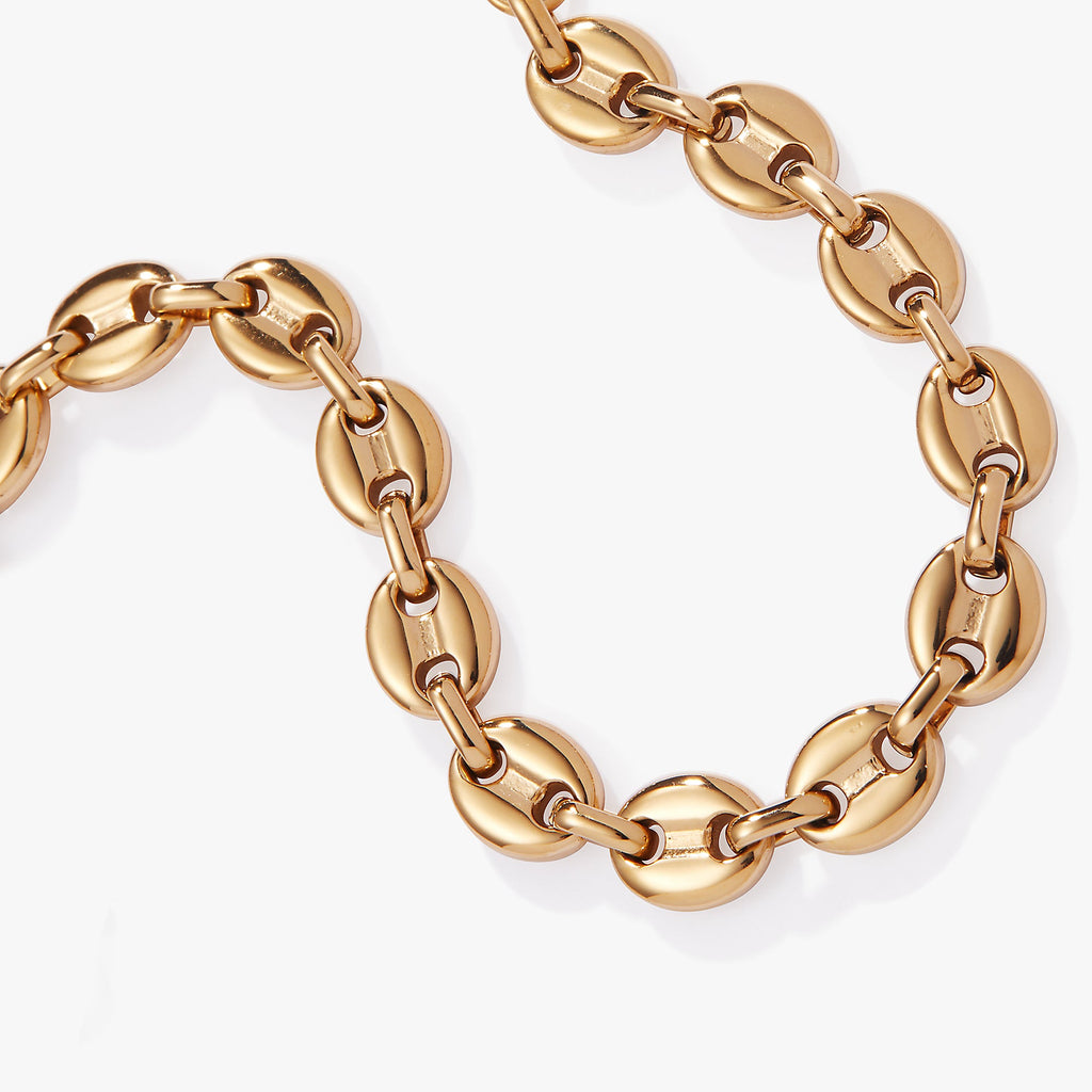 Minimalist Mariner Chain Bracelet in Gold and Silver Tone