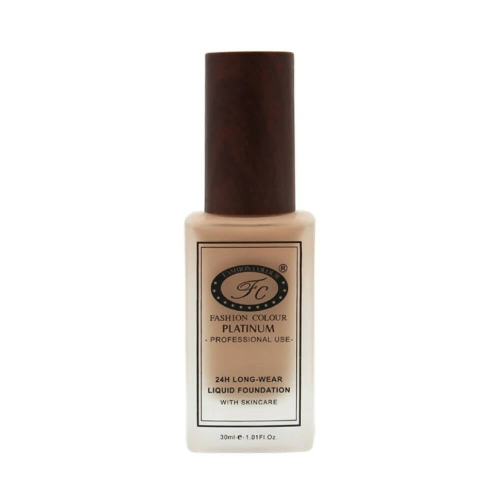 Fashion Colour 24HR Long Wear Liquid Foundation in Nude shade for fair skin
