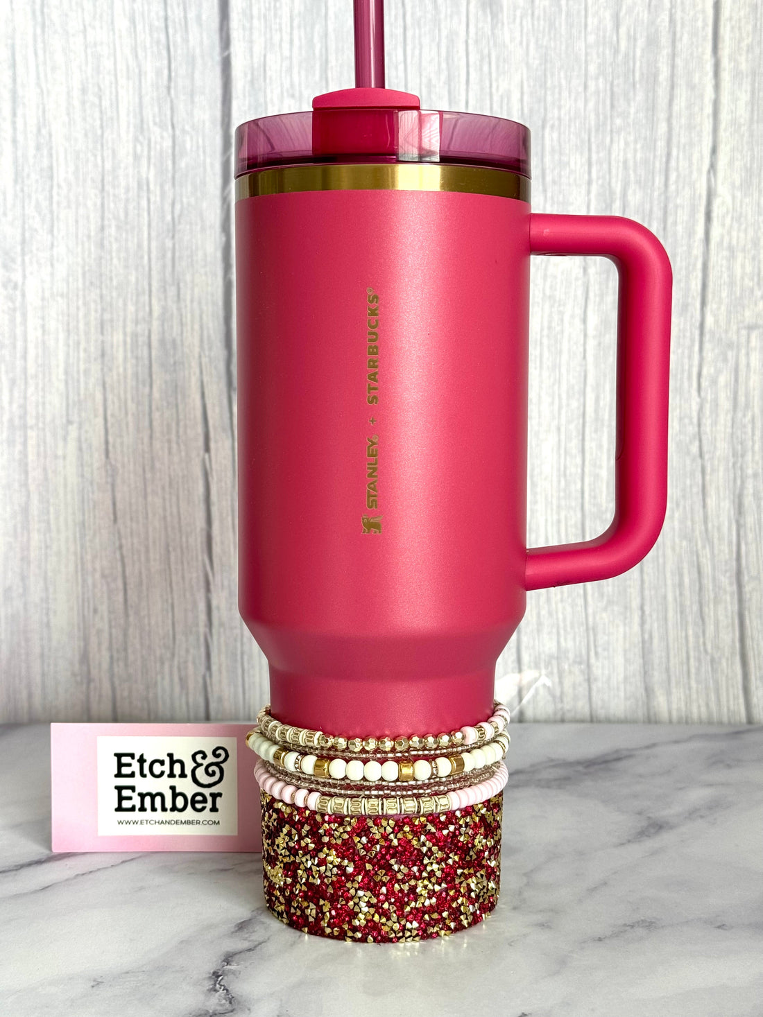 Berry Gold Druzy BLING  Boot