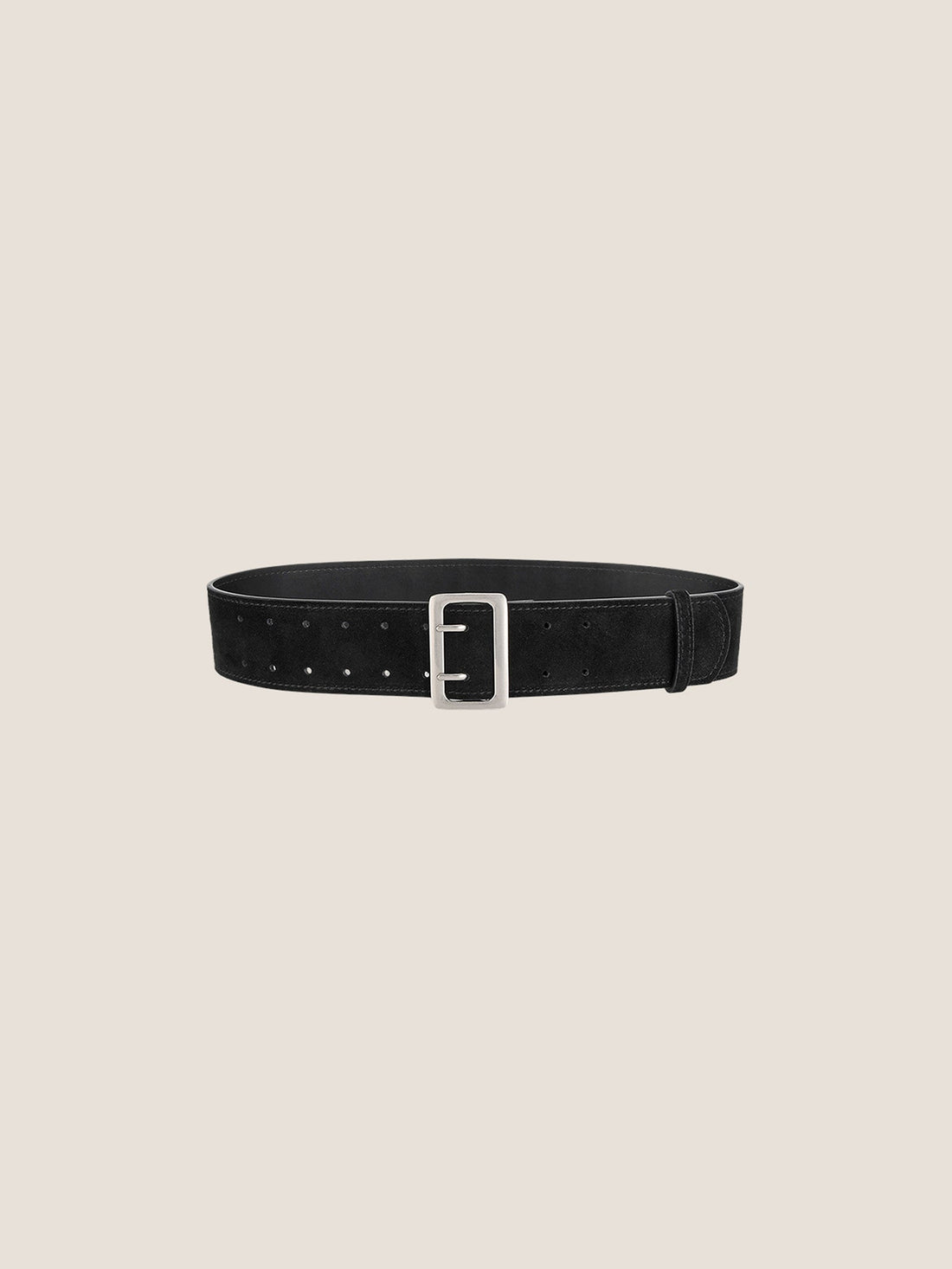 Cowhide Wide Retro Matte Belt