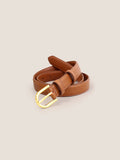 Premium Cowhide Belt With Retro Electroplated Alloy Buckle