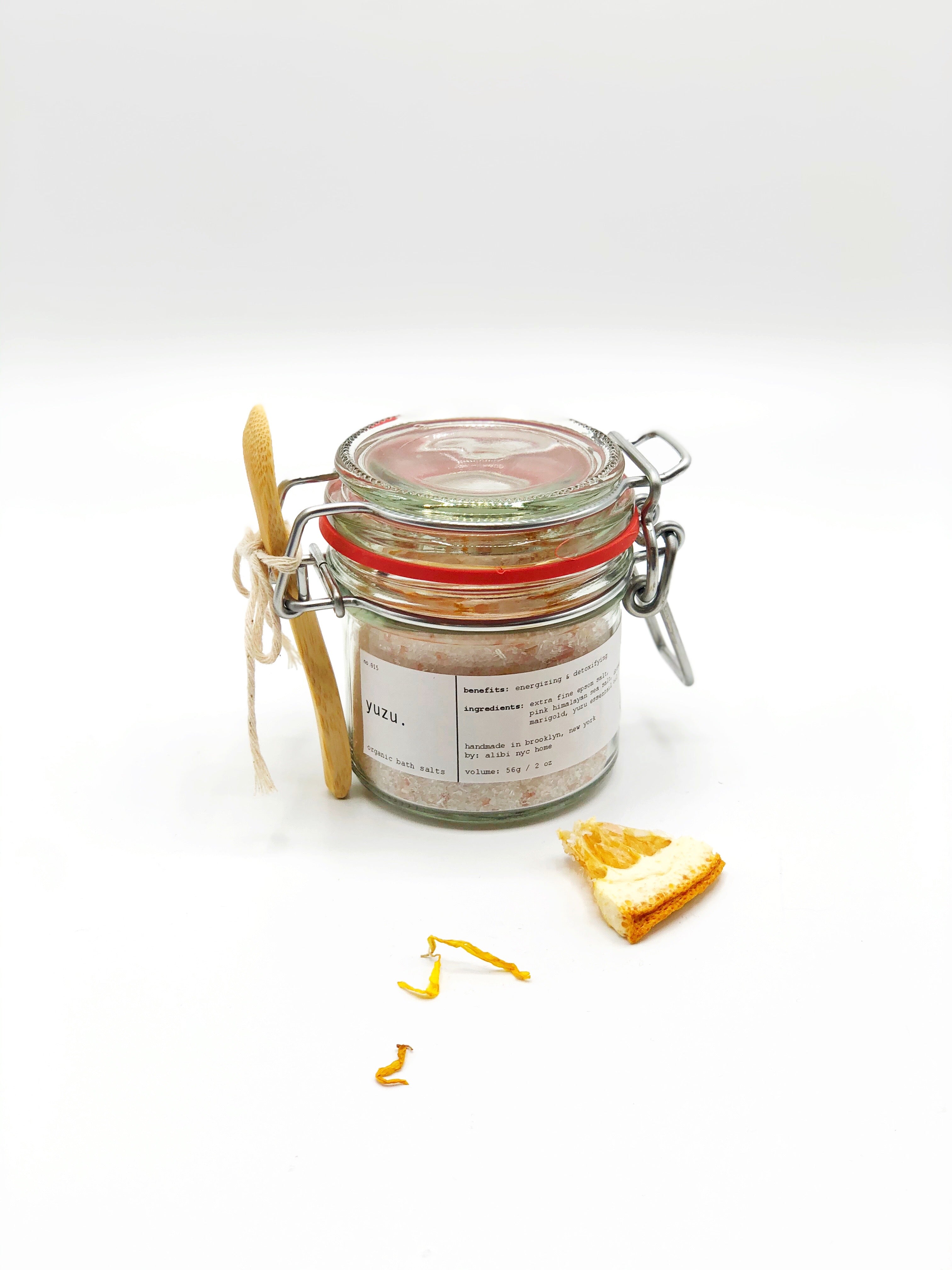 Yuzu Energizing Bath Salt with Epsom and Himalayan Salt