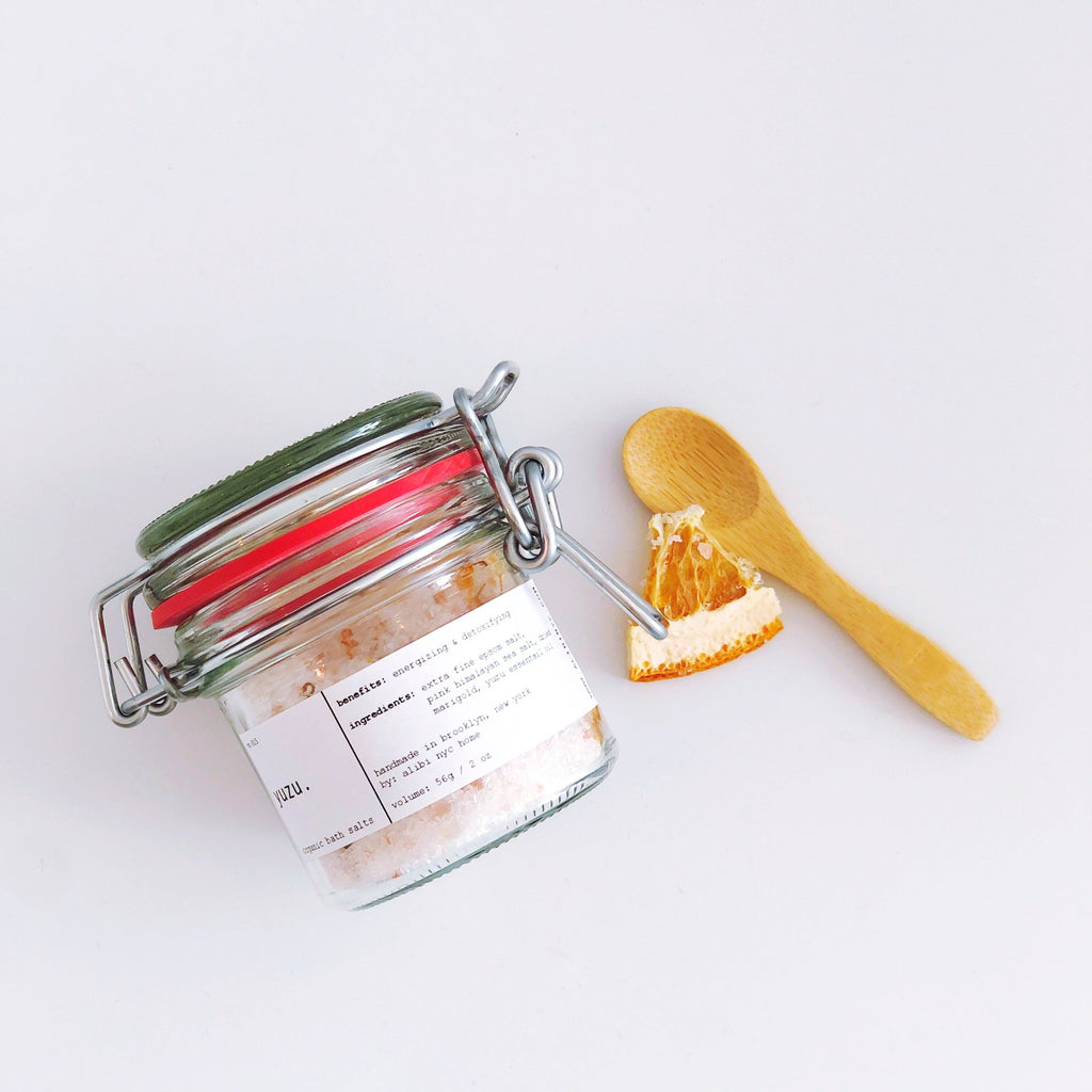 Yuzu Energizing Bath Salt with Epsom and Himalayan Salt