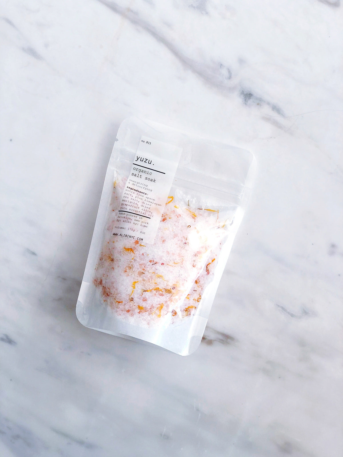 Yuzu Energizing Bath Salt with Epsom and Himalayan Salt