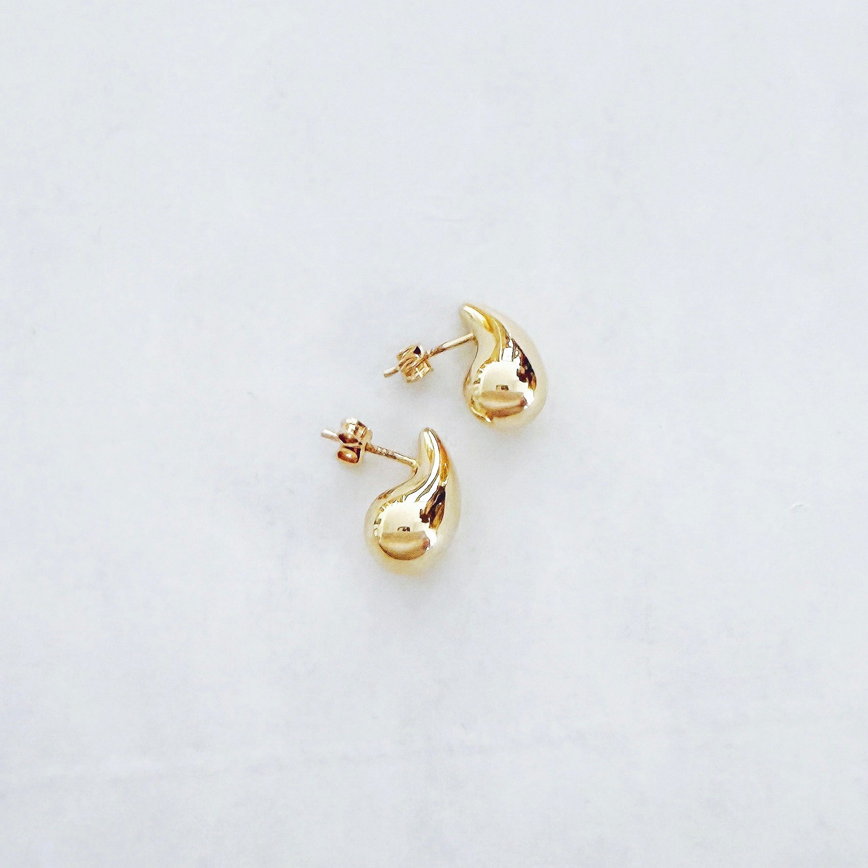 DEWDROP EARRINGS 14KT YELLOW GOLD